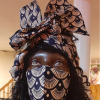 5. FACE MASK + HEAD WRAP / SHAWL (AFRICAN CLOTH) ACI-FMHW1960