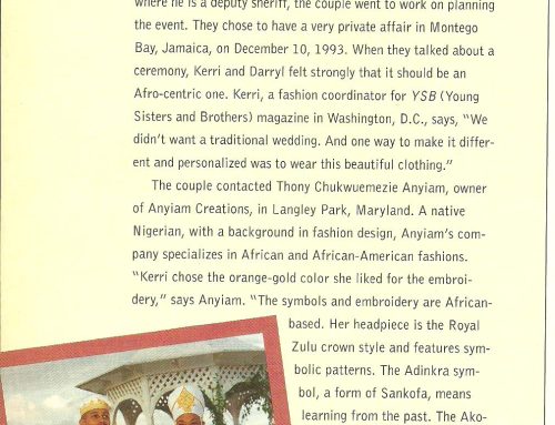 The History of Afrocentric Bridal Fashion in the USA
